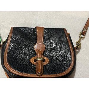 *vintage* Dooney & Bourke All Weather Leather (AWL) Over & Under Tack Bag